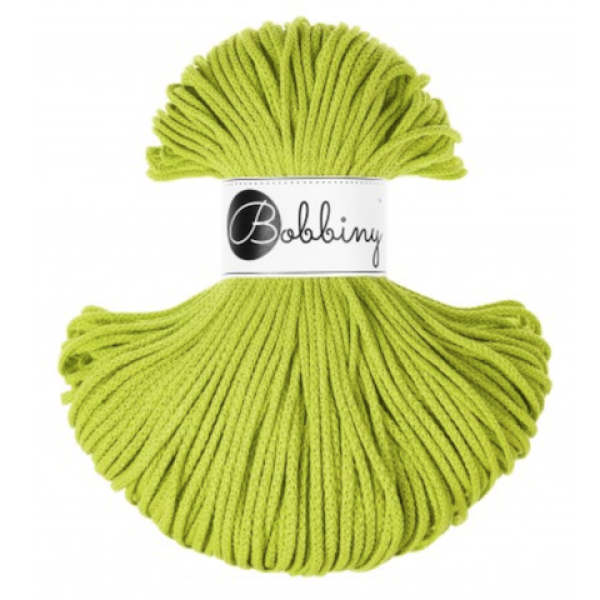 Bobbiny Flechtkordel 3 mm - Dopamine Lime